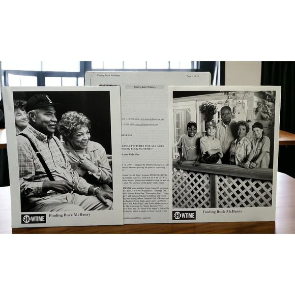 Showtime Movie Press Photos Finding Buck McHenry Ossie Davis Ruby Dee Write Up - Picture 1 of 6